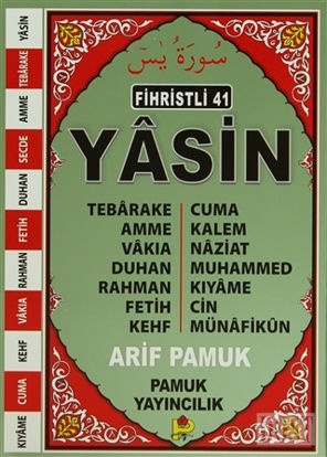 Fihristli 41 Yasin (Yas-111/P13)